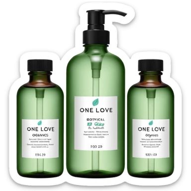 one love organics Botanical B skincare sticker