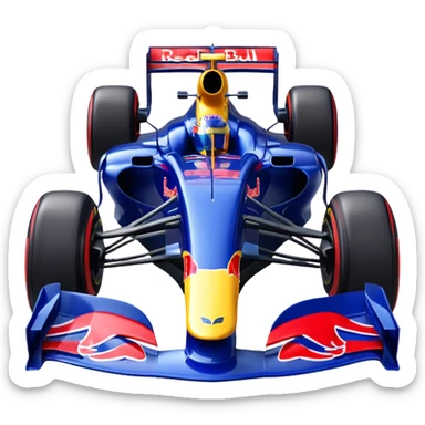 Red bull f1 car sticker