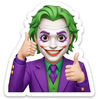 Joker 👍🏻 gösteriyor  sticker