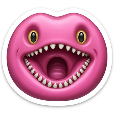 lamprey mouth  sticker