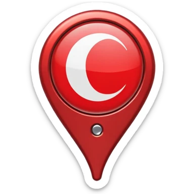 location pin italy sticker