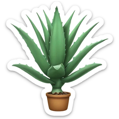 Agave plant sticker