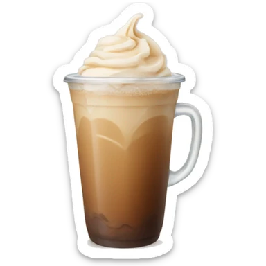 Iced latte sticker