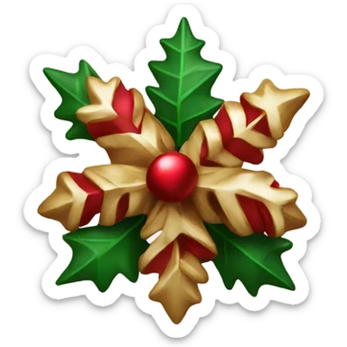 Christmas decoration sticker