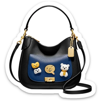 Coach Women's Hadley Mini Crossbody Bag in Pebbled Leather
 sticker