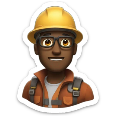 engineer from tf2 sticker