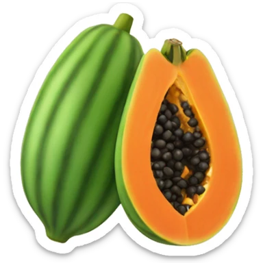 Papaya sticker