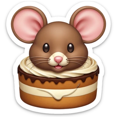 mouse dessert" sticker
