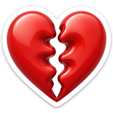 two hearts emoji sticker