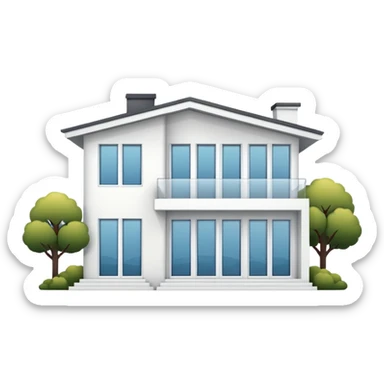 casa moderna sticker