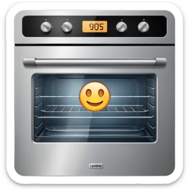 Oven sticker