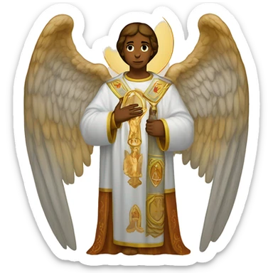 Orthodox Icon archangel  sticker