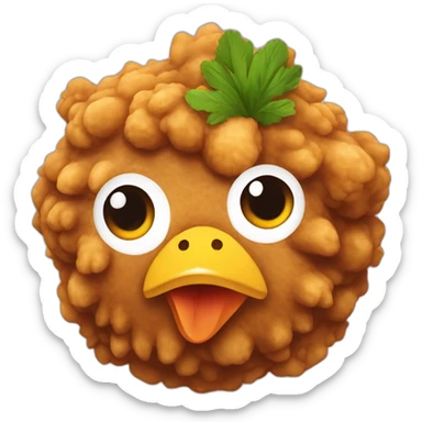 chicken karaage sticker
