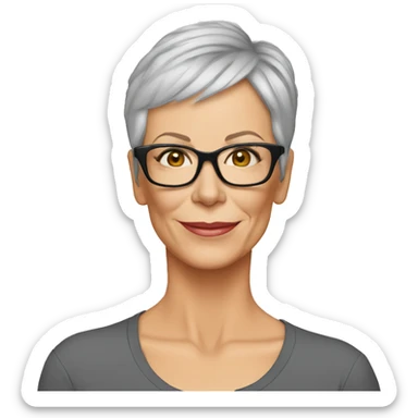 jamie lee curtis wearing tee sticker