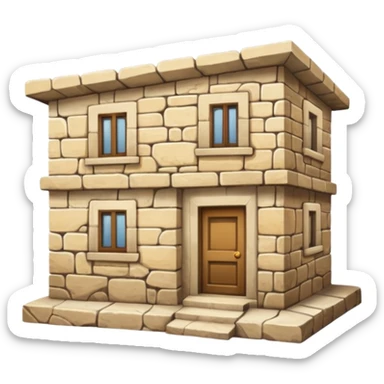 Palestinian old stone home sticker