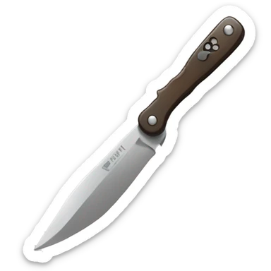 penknife also for writing and self defense sticker