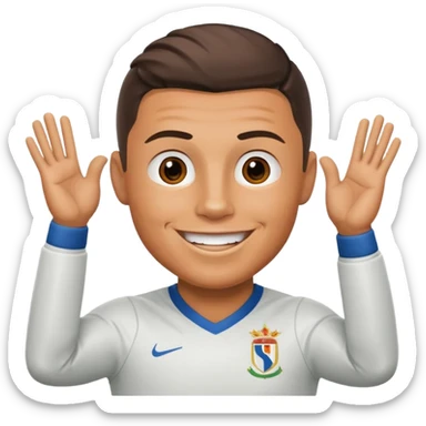 Ronaldo doing sui sticker