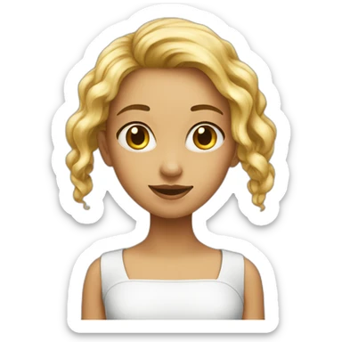 Girl-with-good-idea sticker