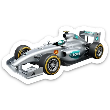 Formula 1 Mercedes  sticker