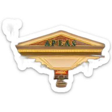 caesars palace casino front las vegas sticker