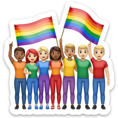 Gay pride sticker