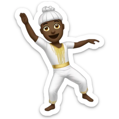 Danseur congolais sticker