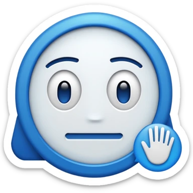 2026 blue text sticker