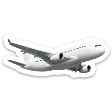 Airbus ohne Schrift sticker