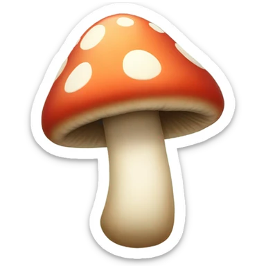 Singing mushroom sticker