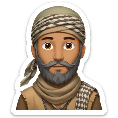 Desert Nomad Traveler sticker