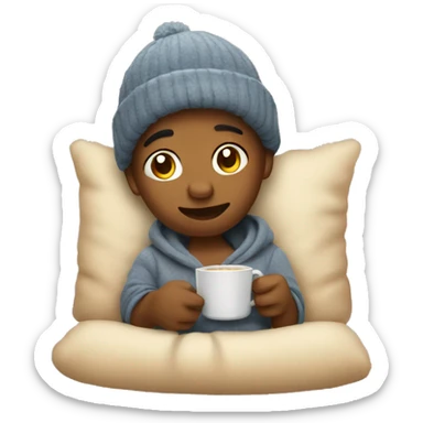 Cozy emojis sticker