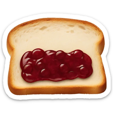 Jam on toast sticker