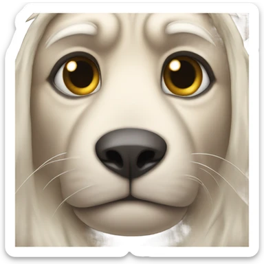 animal gaze focused on viewer sticker