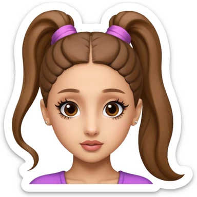 ariana grande ponytail sticker