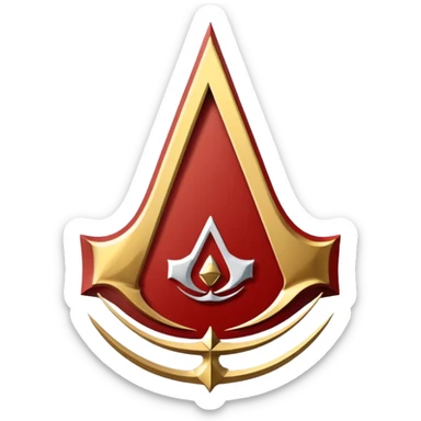 Logo assassin creed sticker