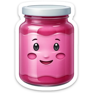 Pink jam sticker
