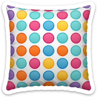 patterned pillow  sticker