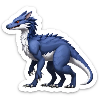 Sergal-raptor-nargacuga-vernid sticker