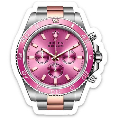 Pink Rolex and g wagon sticker