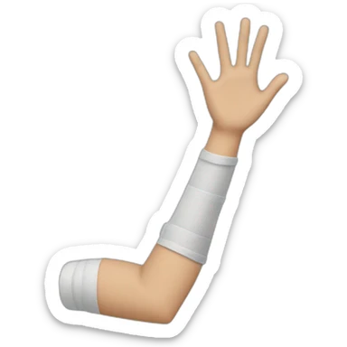 Arm in cast sticker