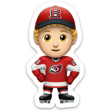 brady tkachuk giving a thumbs up sticker