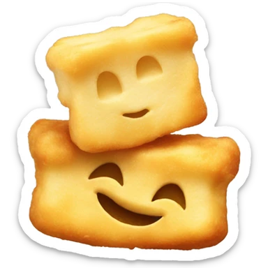 Fried cheese curds sticker