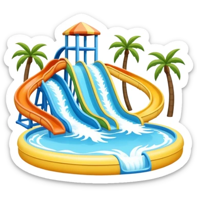 Water park  sticker