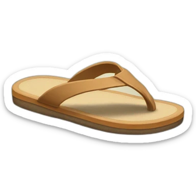 foot in flip flops sticker