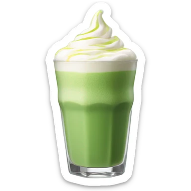 matcha latte sticker