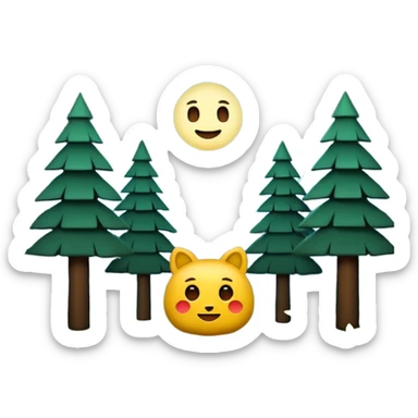 Emoji 99 nuit dans la forêt de roblox  sticker