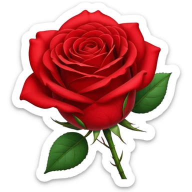 Çiçek gül sticker