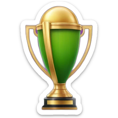 Cricket worldcup trophy sticker