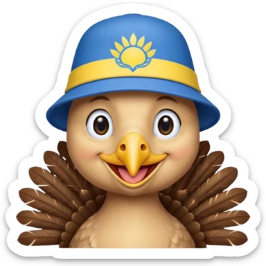 turkey ukraine flag sticker