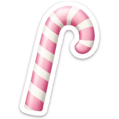 pale pink candy cane sticker